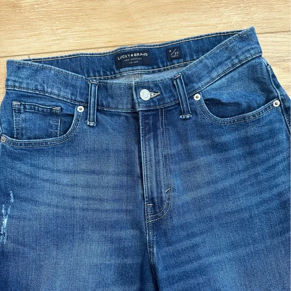 Lucky Brand High Rise Mom Jeans “Drew” Womens Size 8/29 Avg. - Picture 2 of 12